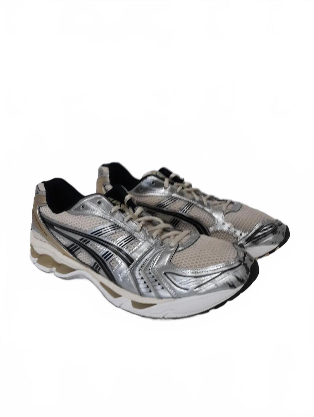 Asics Men Gel-Kayano 14 1203A537 Silver Gold Size 12 Width D